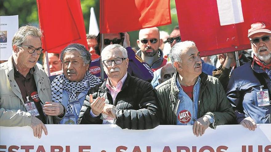 CCOO y UGT apelan a una oposición unida para erradicar la corrupción