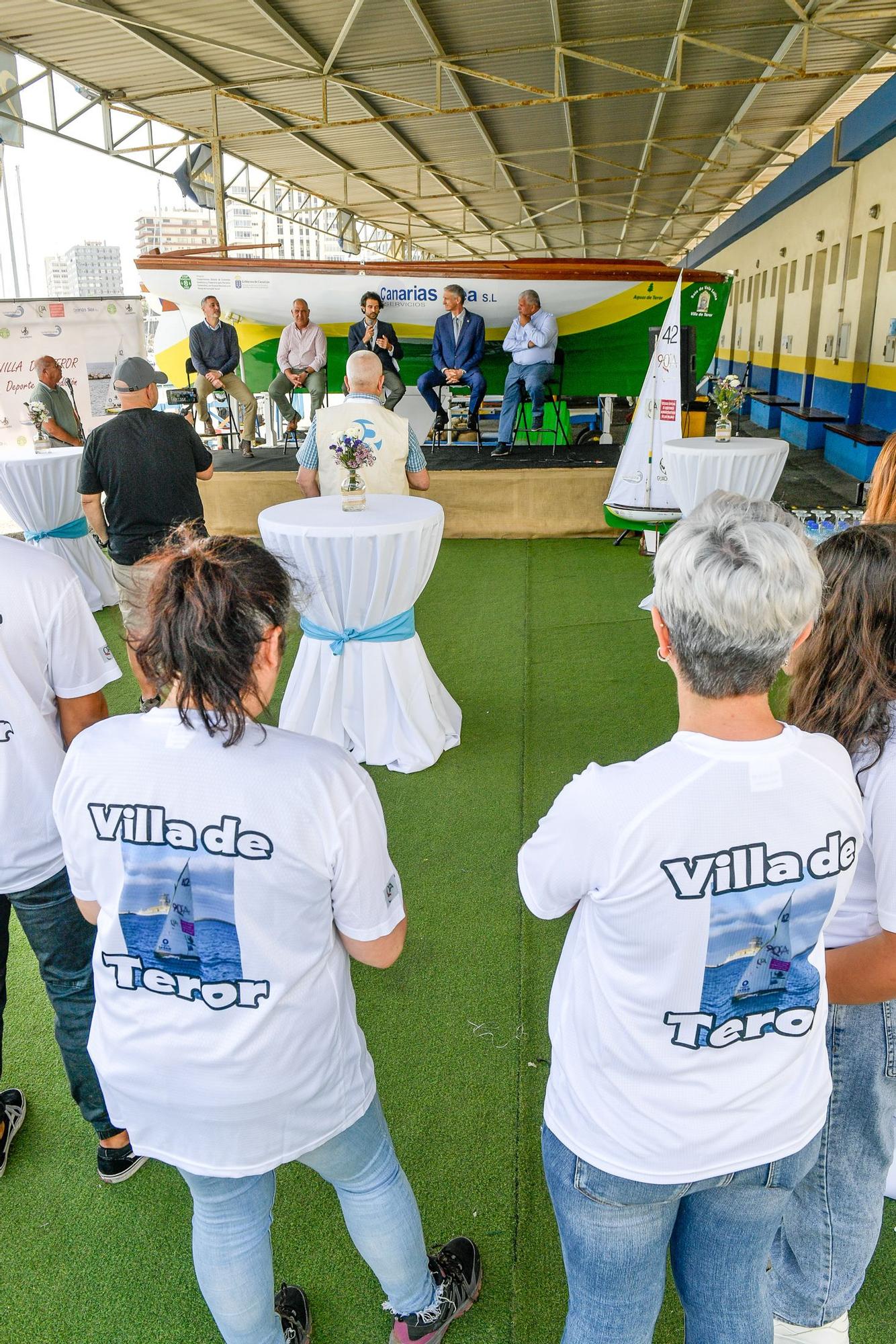 Vela latina: presentación del bote Villa de Teror