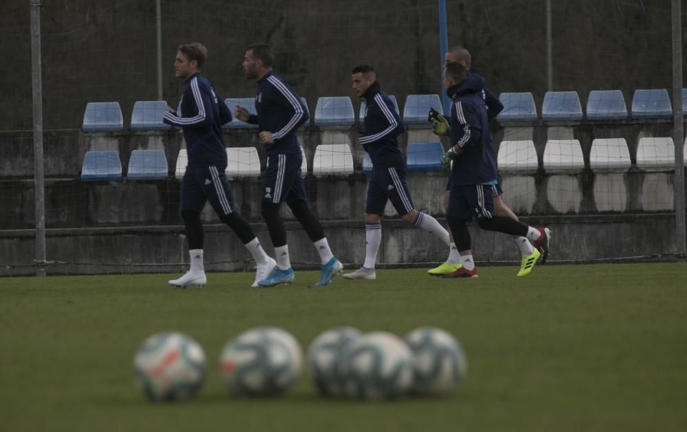 Entrenamiento del Real Oviedo