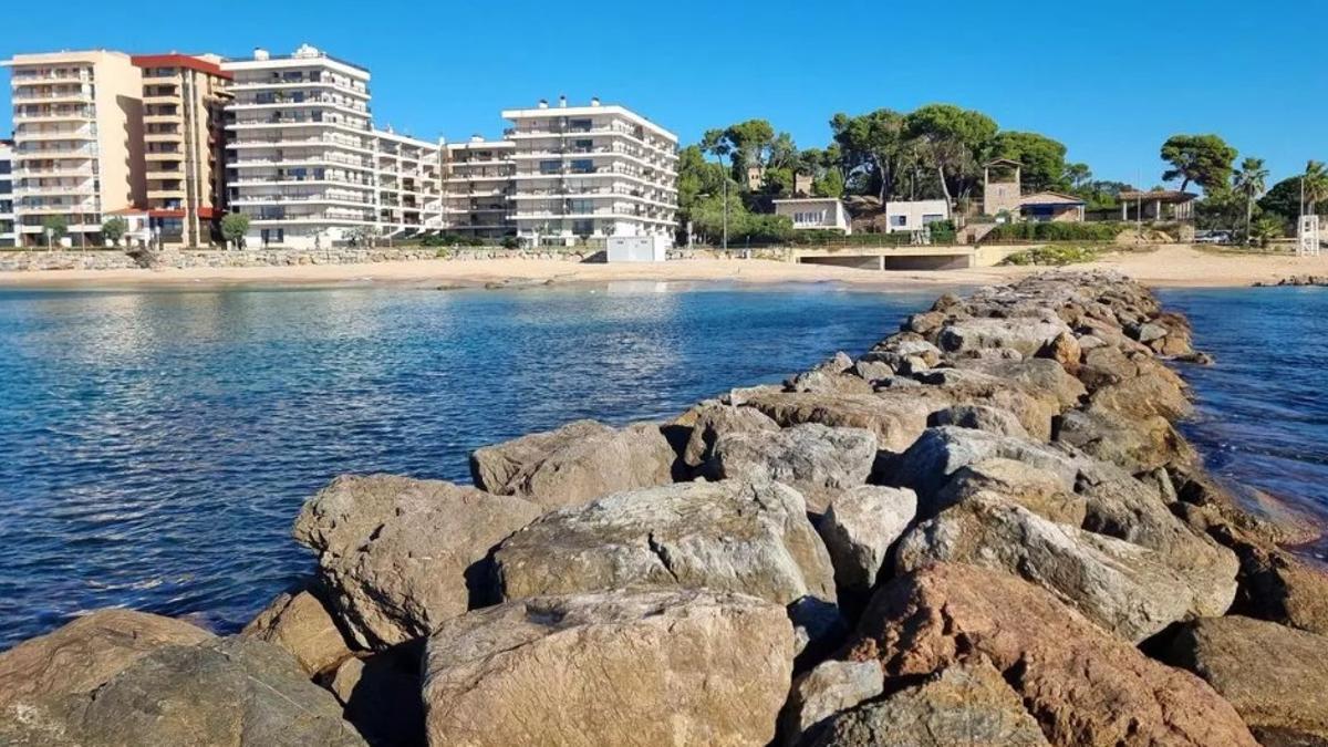 Imatge de l’espigó de Sant Antoni on es farà la intervenció.