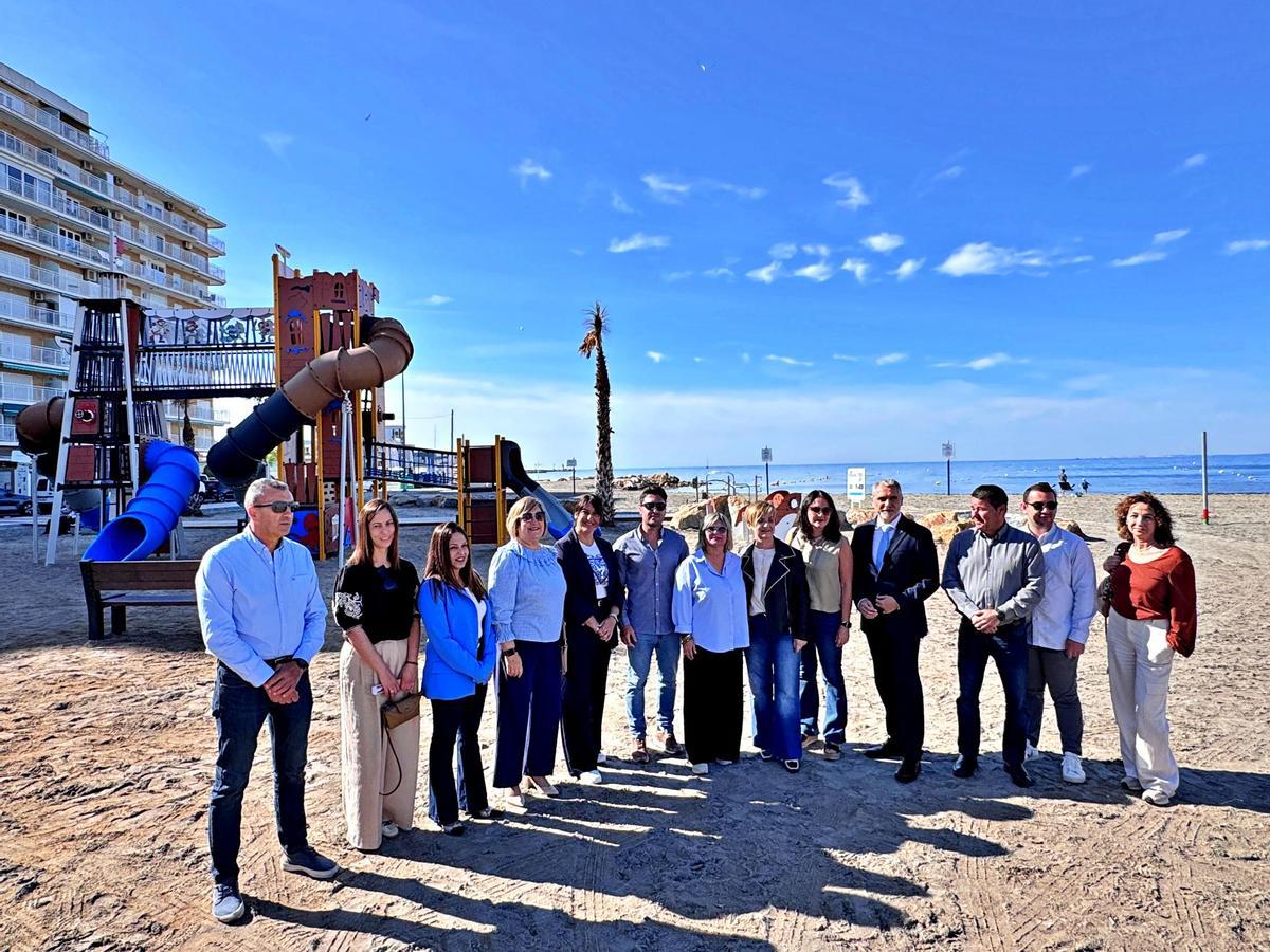 Visita a la nueva zona de recreo en Gran Playa.