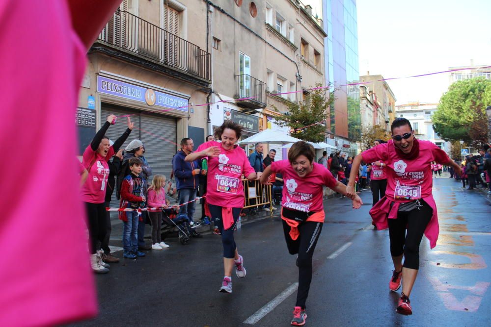 FOTOS de l''arribada de la Cursa de la Dona