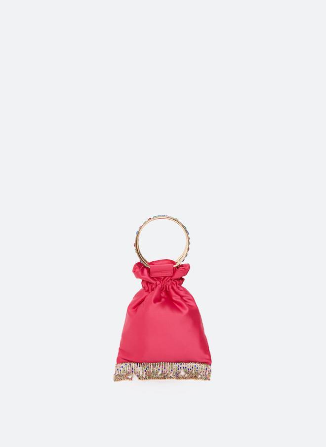 El bolso de fiesta rosa