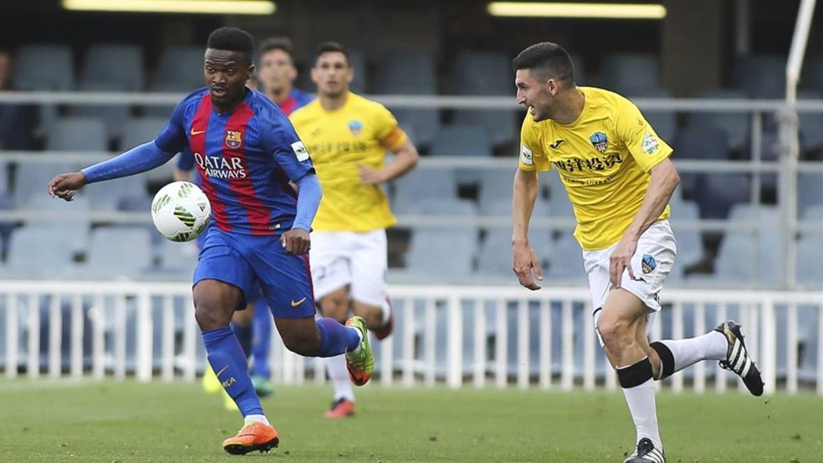 Kaptoum marcó el único gol del partido a los dos minutos