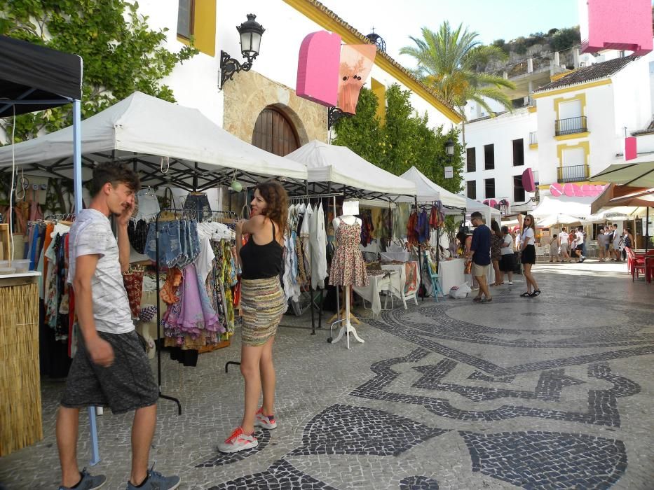 Las calles de Ojén, preparadas para el inicio de los conciertos