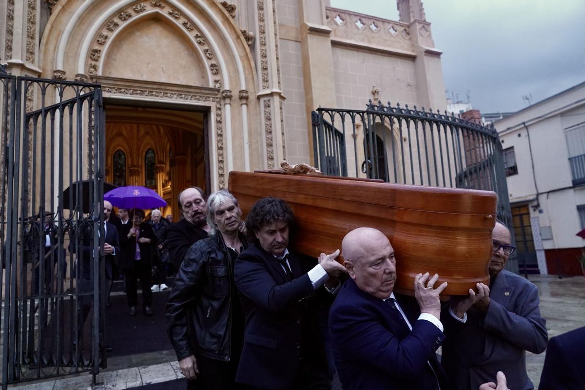 Imágenes del féretro de Antonio Fernández Díaz ‘Fosforito’ .