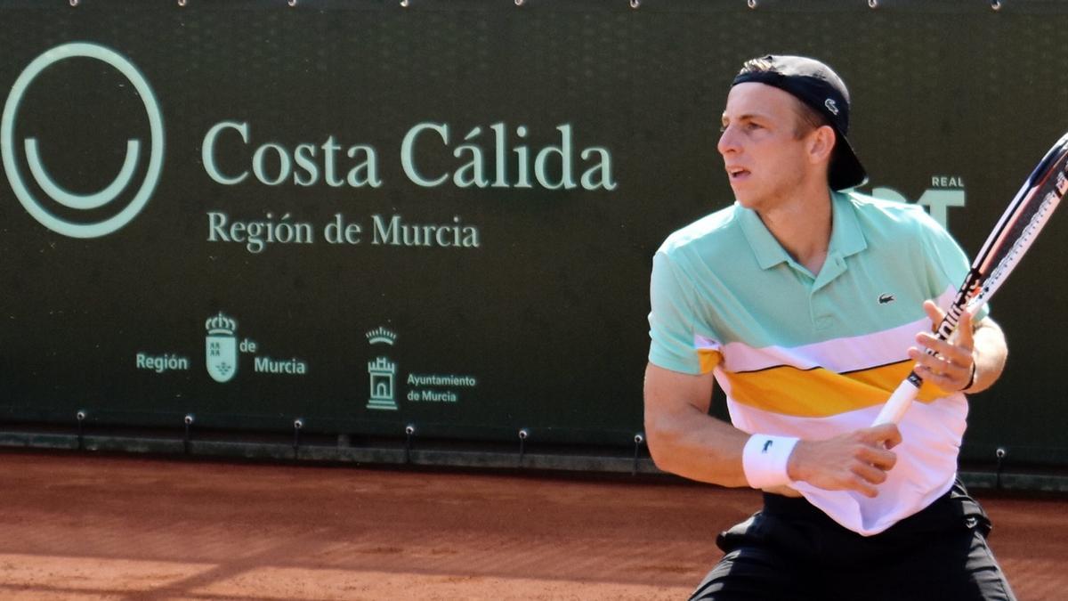 Tallon Griekspoor, durante la final del Challenger Costa Cálida Región de Murcia