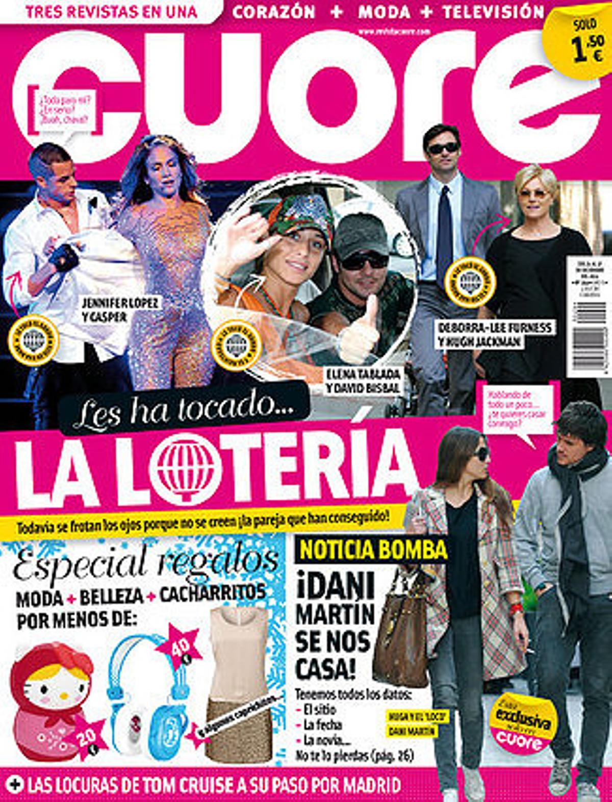 La portada de ’Cuore’ d’aquesta setmana. La portada de ’Cuore’ d’aquesta setmana.