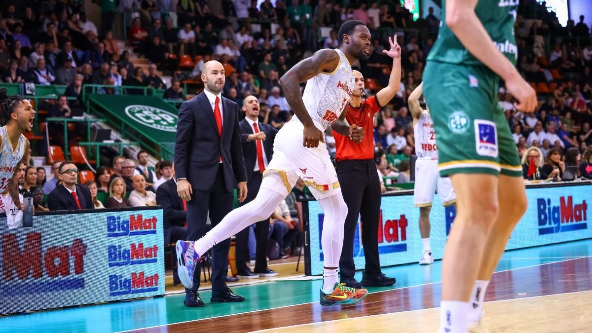 Yoan Makoundou, en el día de su reaparición con el Mónaco