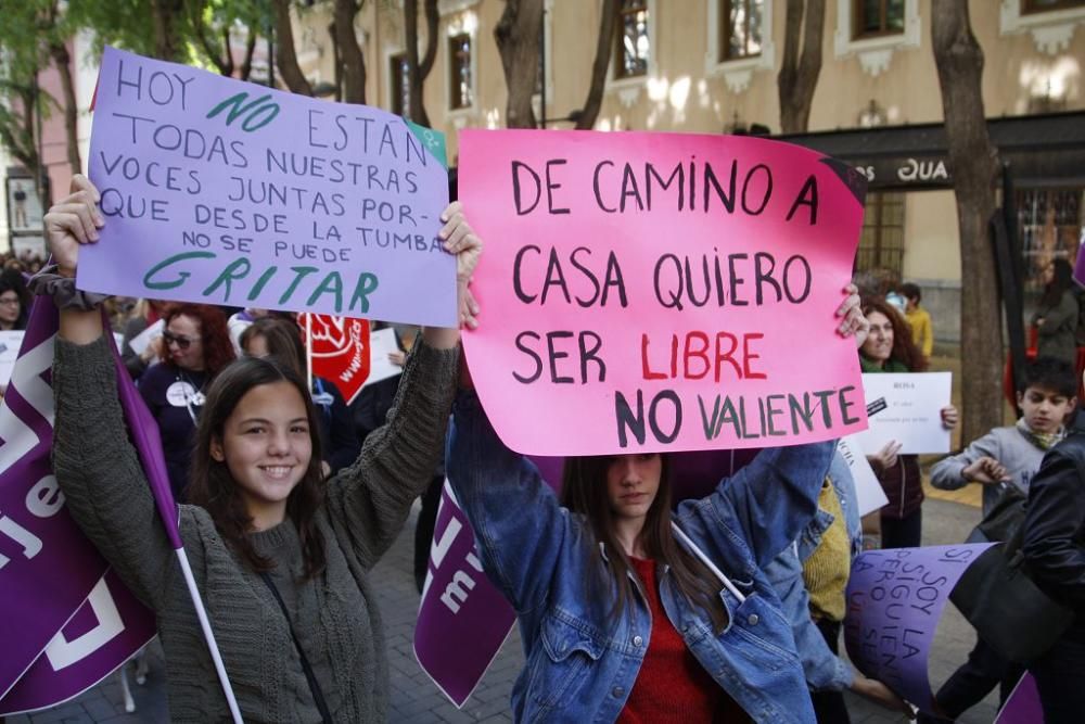 Manifestación en Murcia por el día contra la violencia de género