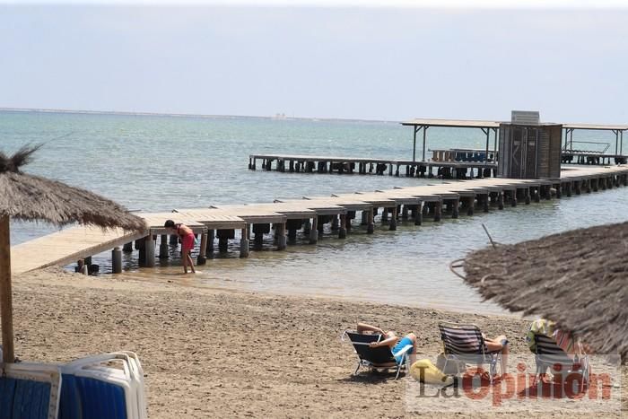 Ambiente en las playas de la Región durante el primer fin de semana de la 'nueva normalidad'