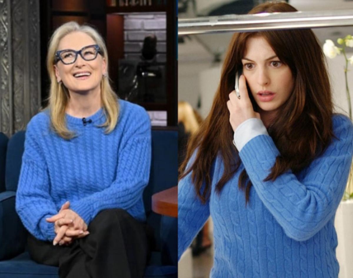 El color cerúleo, un símbolo de 'El diablo viste de Prada'.