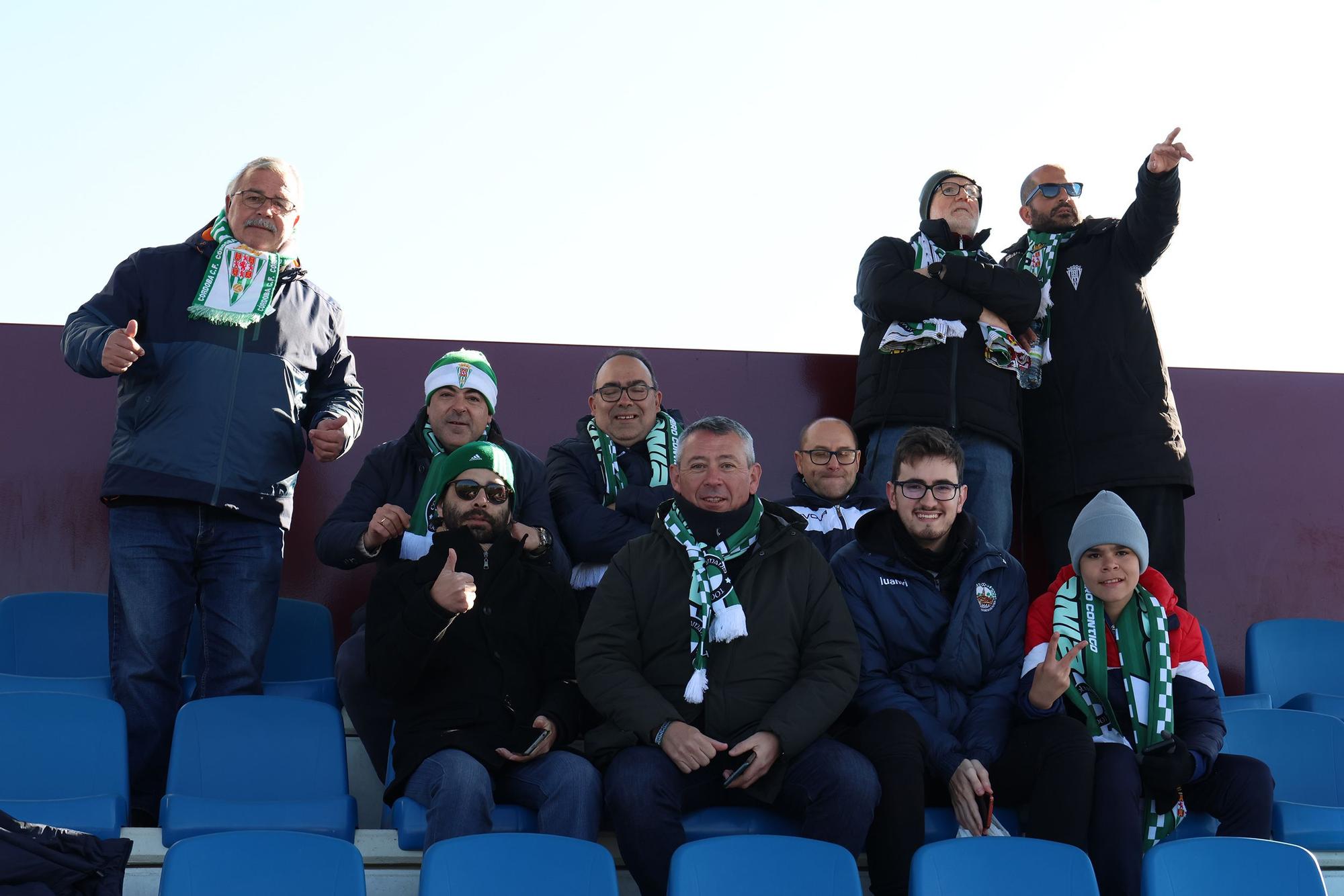 Las imágenes de los adficionados del Córdoba CF en Salamanca