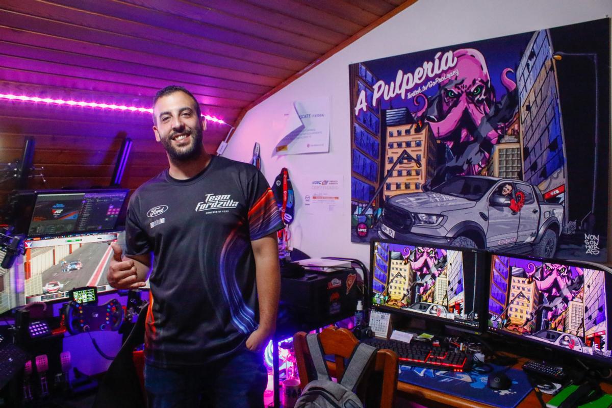 Su casa es un auténtico laboratorio de búsqueda de la velocidad.