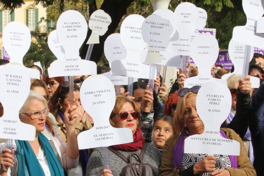 Manifestación en Málaga contra la Violencia contra las Mujeres