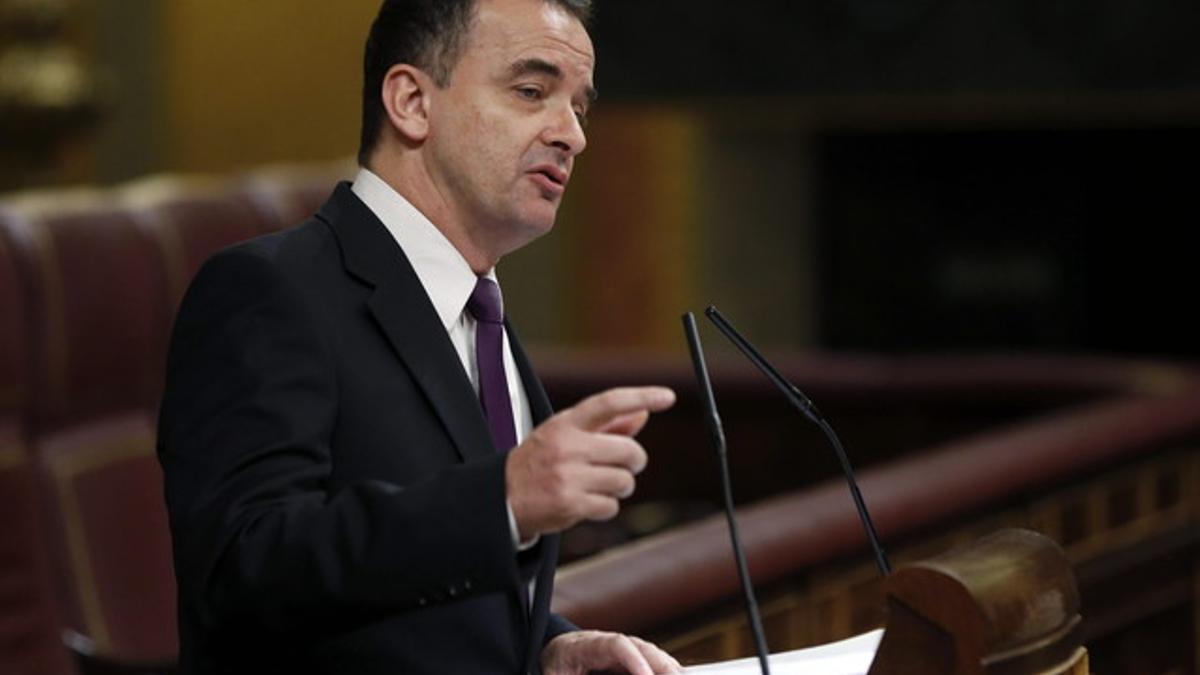 Alfred Bosch, durante una intervención en el Congreso de los Diputados.