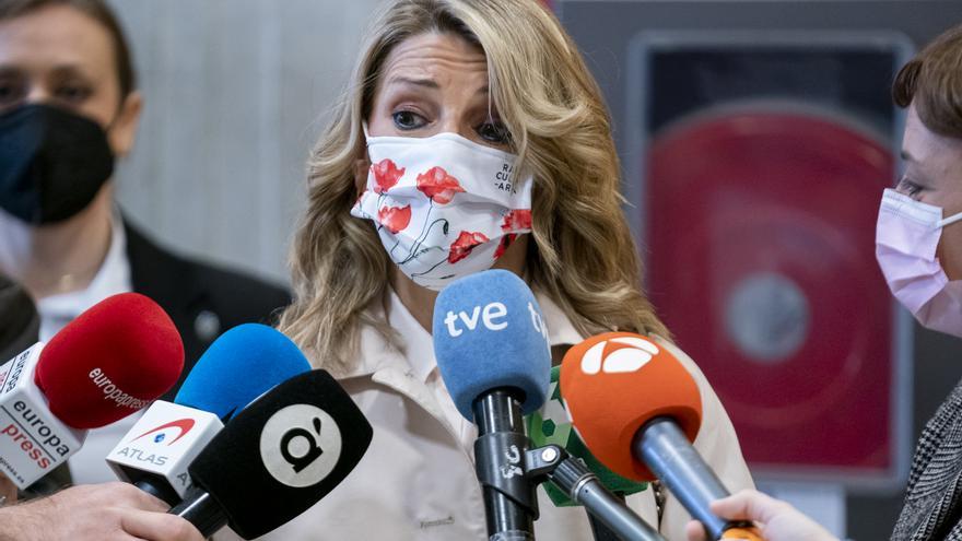 Yolanda Díaz no trencarà el Govern central però critica Sánchez per canviar de posició sobre el Sàhara