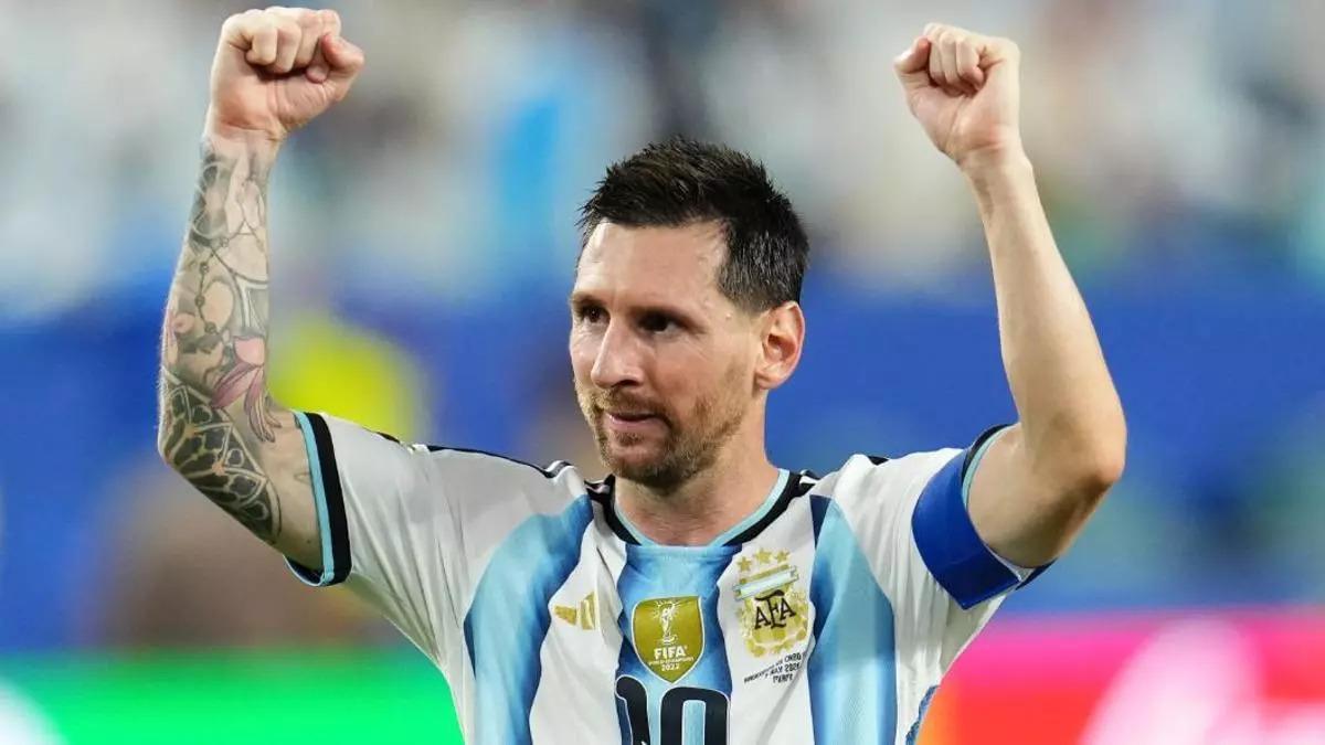 Lionel Messi, capitán y figura de Argentina.