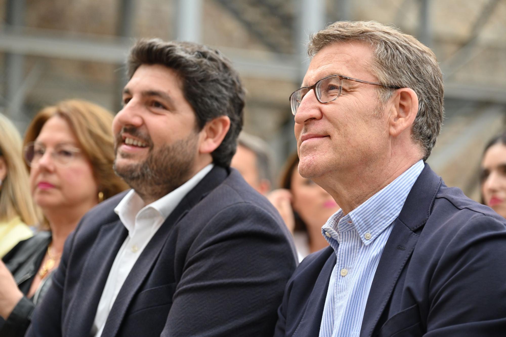 Feijóo y López Miras en Cartagena.