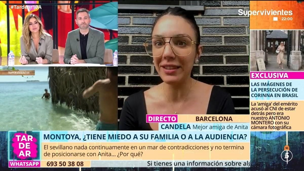 Candela, amiga de Anita Williams, en 'Tardear'