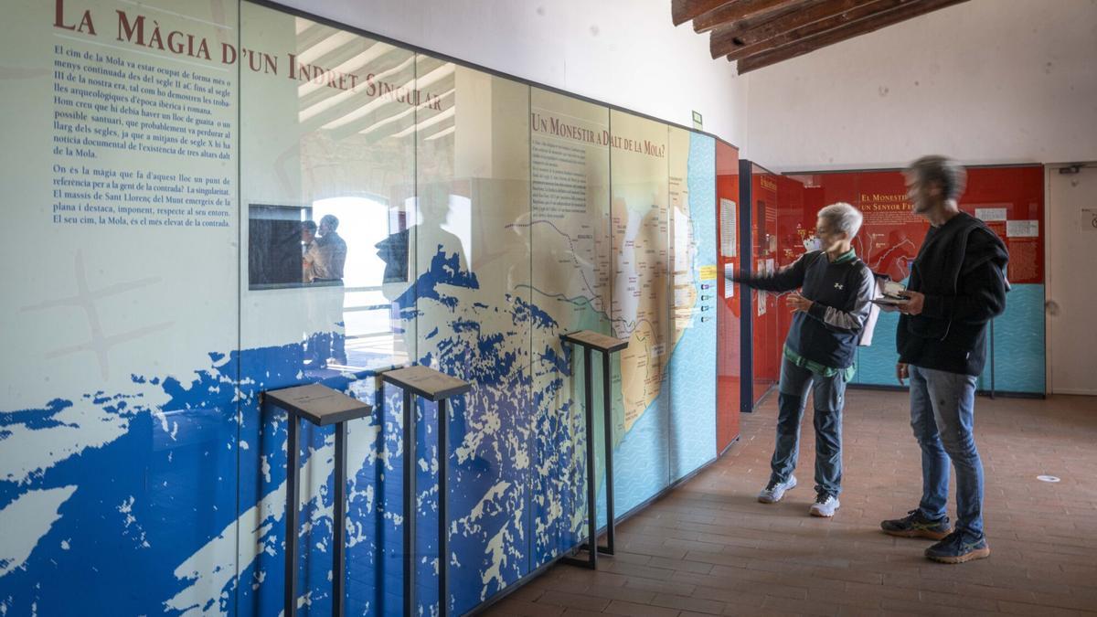 Presentación y visita al nuevo espacio expositivo del conjunto monumental de La Mola, en el Parque Natural de Sant Llorenç del Munt i l’Obac. AUTOR: MANU MITRU