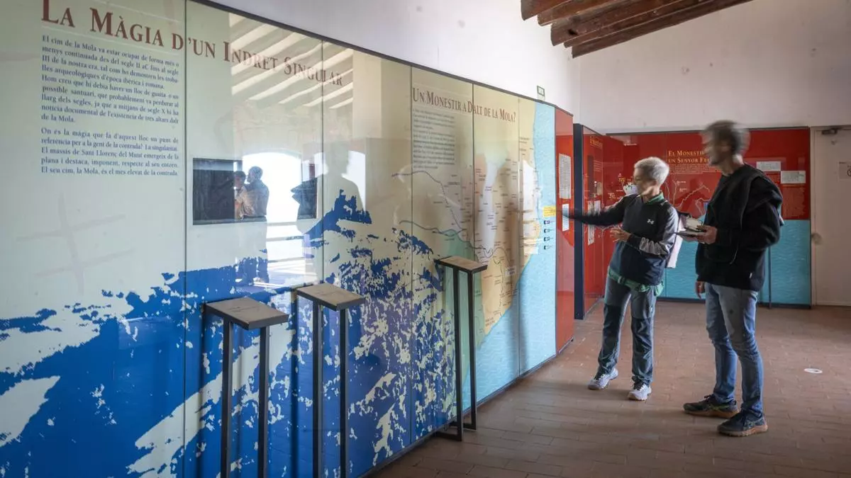 La renovación de La Mola: abre al público como sala de exposiciones el comedor del antiguo restaurante