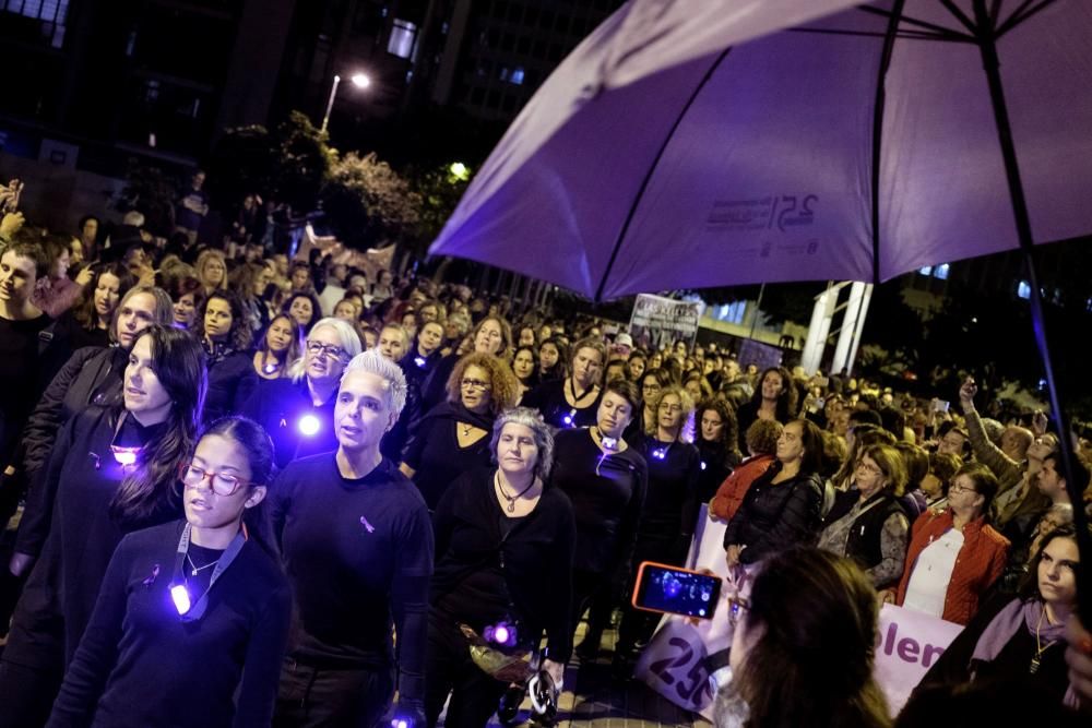 Manifestación contra la violencia machista