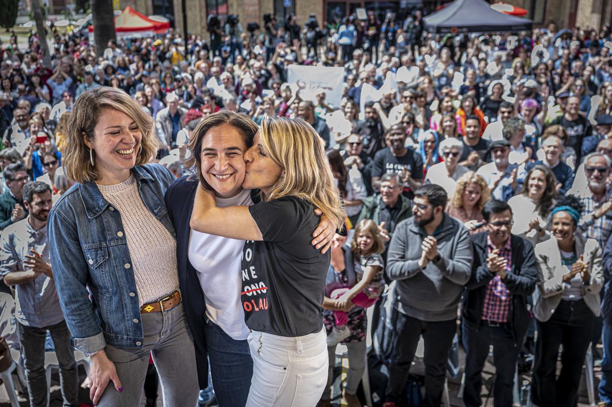 El acto de Barcelona en Comu en Nou Barris.