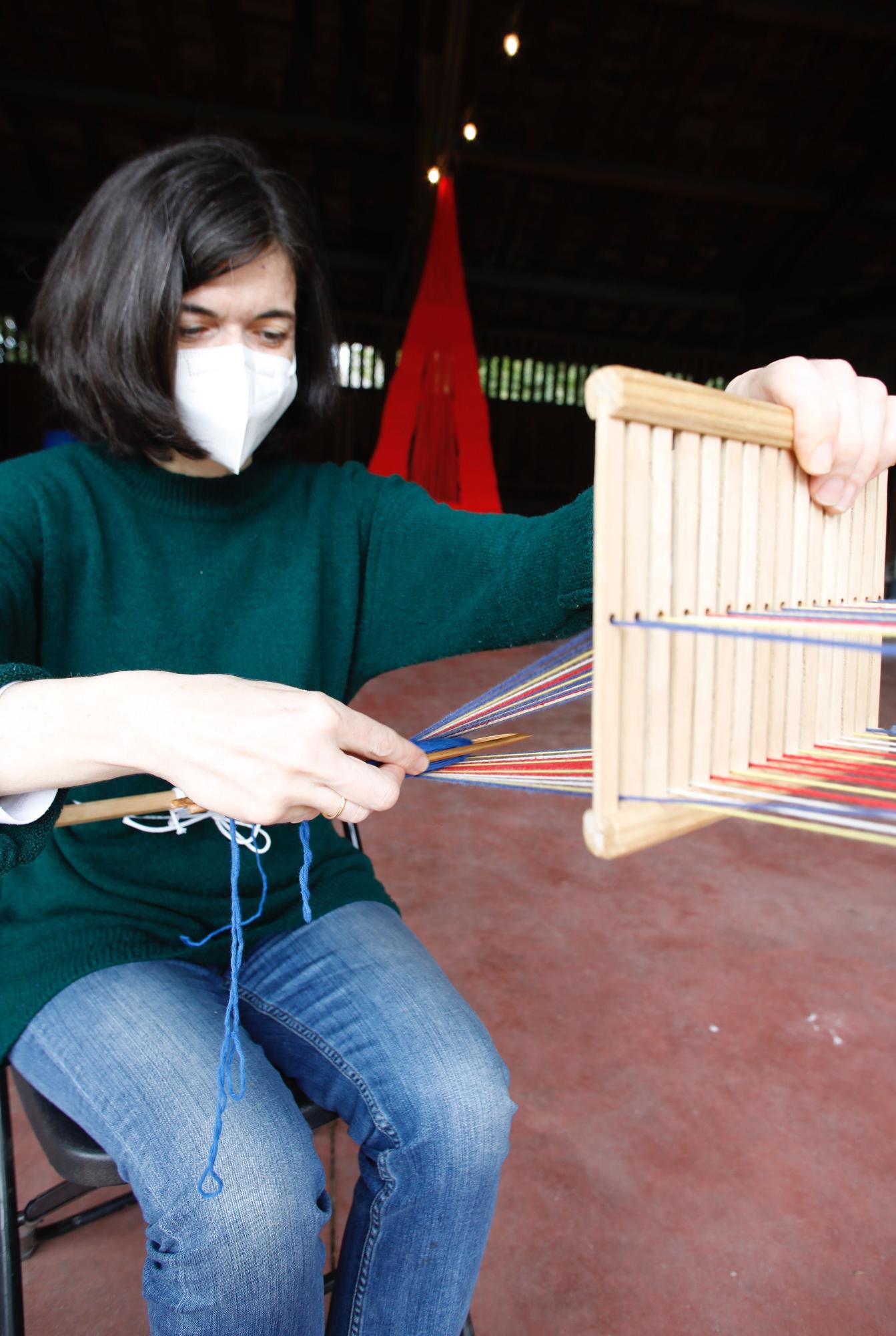 Artesanía en el Museu del Pueblu d'Asturies