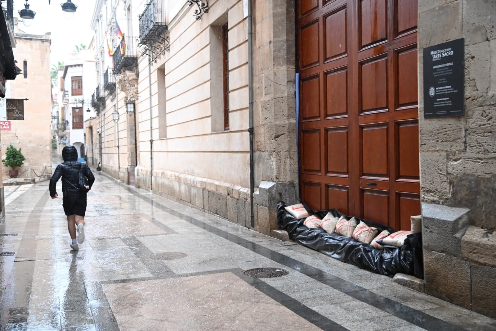 Imágenes de Orihuela durante la alerta roja por la dana Alice