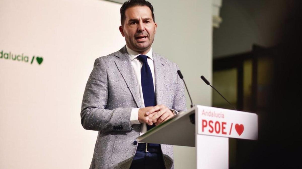 Noel López, secretario de Organización del PSOE-A. | L.O.