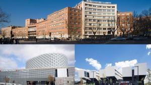 La Fundación Jiménez Díaz, el Hospital Rey Juan Carlos (Móstoles) y el Hospital General de Villalba (Collado Villalba).