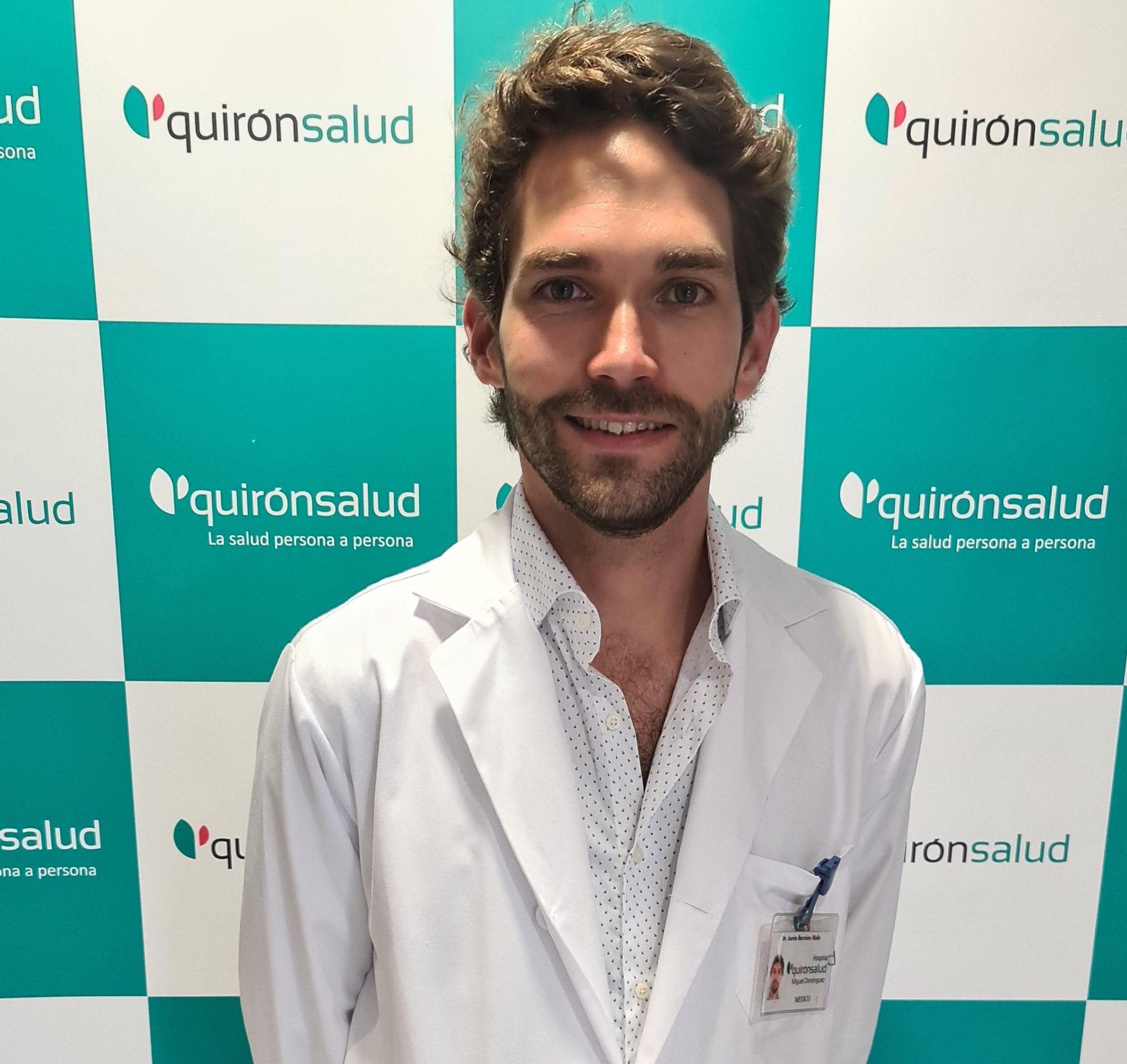 Doctor Aaron Barreiro, médico urólogo del Hospital Quirónsalud Miguel Domínguez.