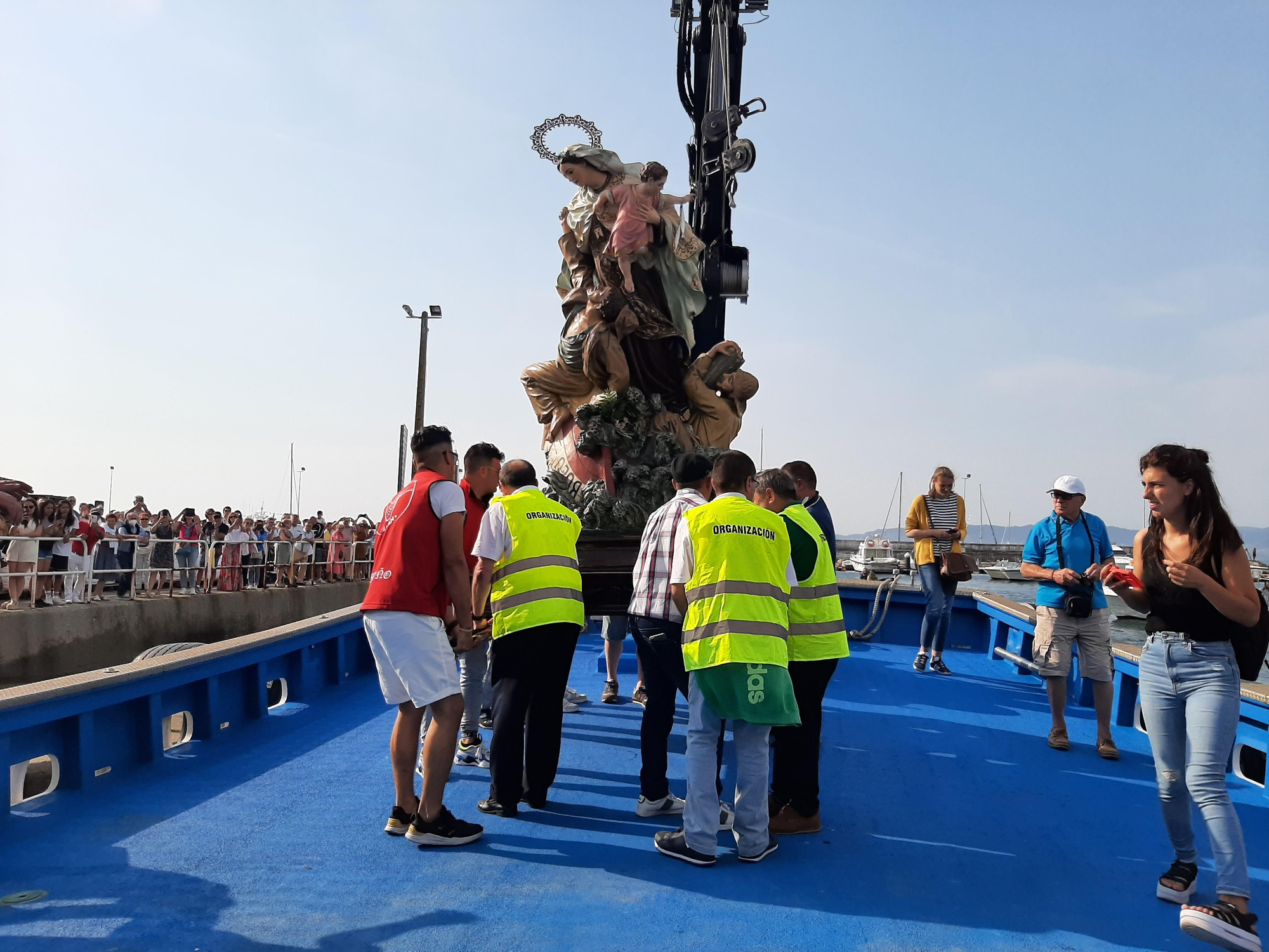 Las celebraciones de la Virgen del Carmen en Bueu