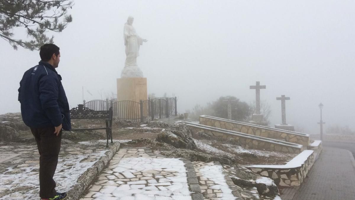 Nieve en la provincia, el último regalo de los Reyes.