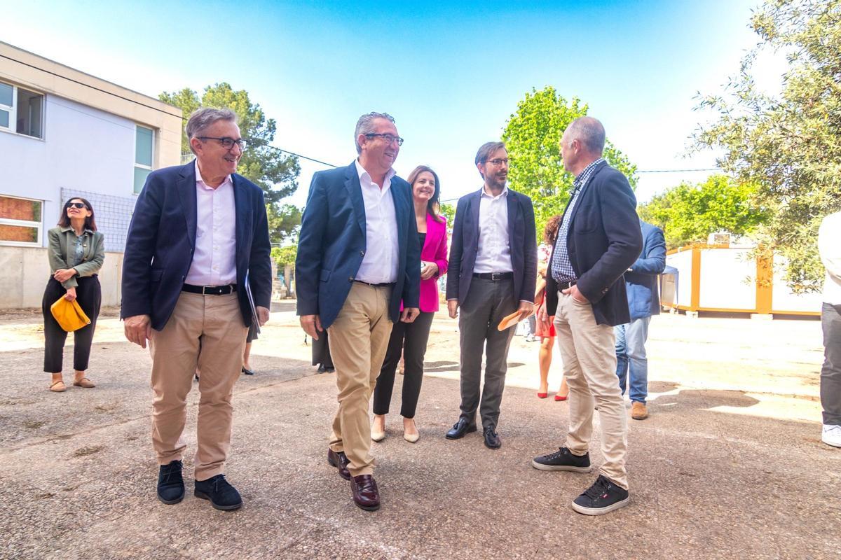 Inicio de las obras del instituto Pere Maria de Benidorm