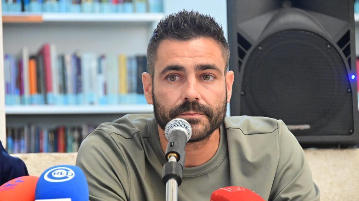Florian en su presentación como director deportivo del Cieza