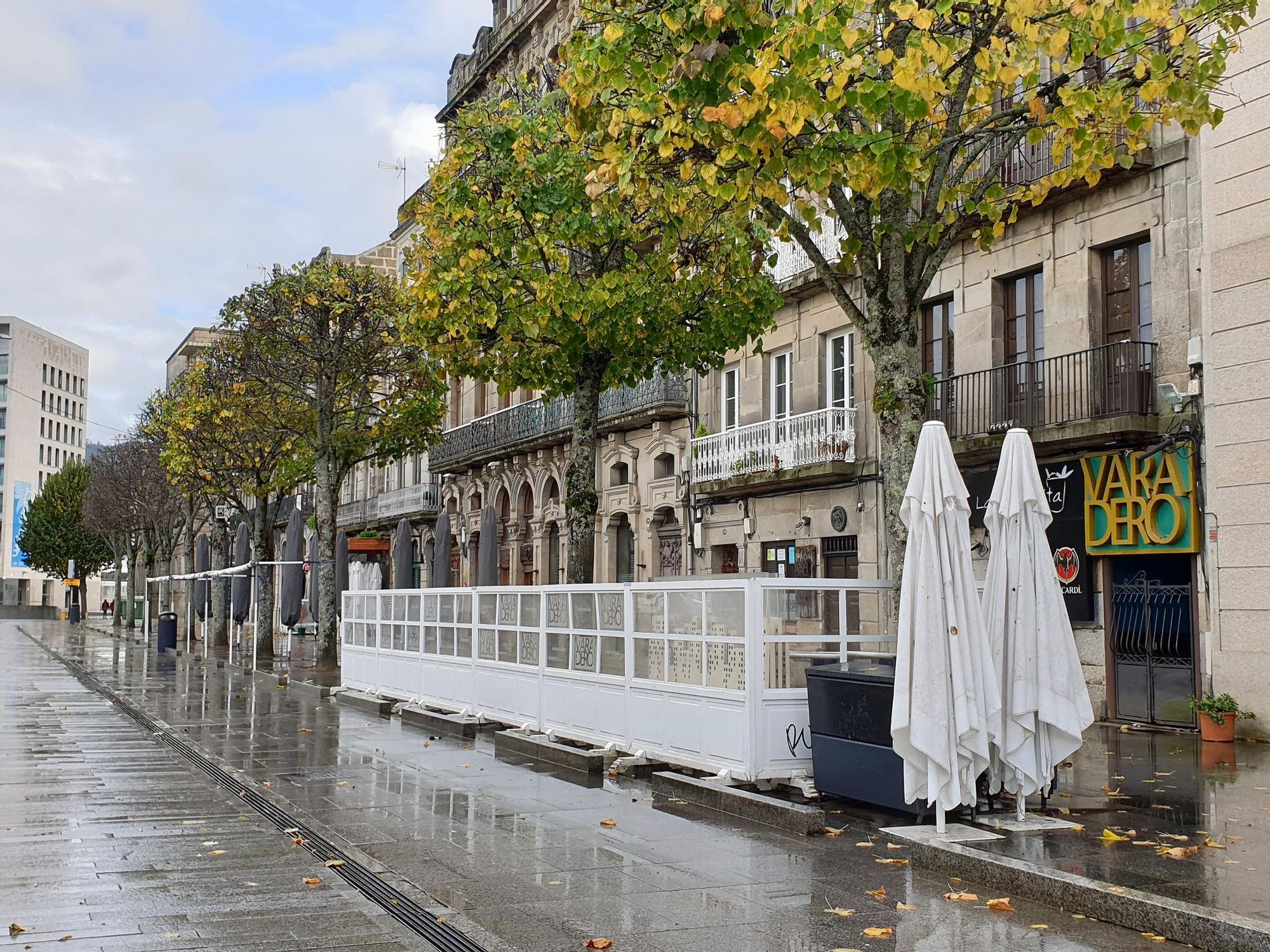 Así ha vivido Vigo el primer sábado de cierre de la hostelería