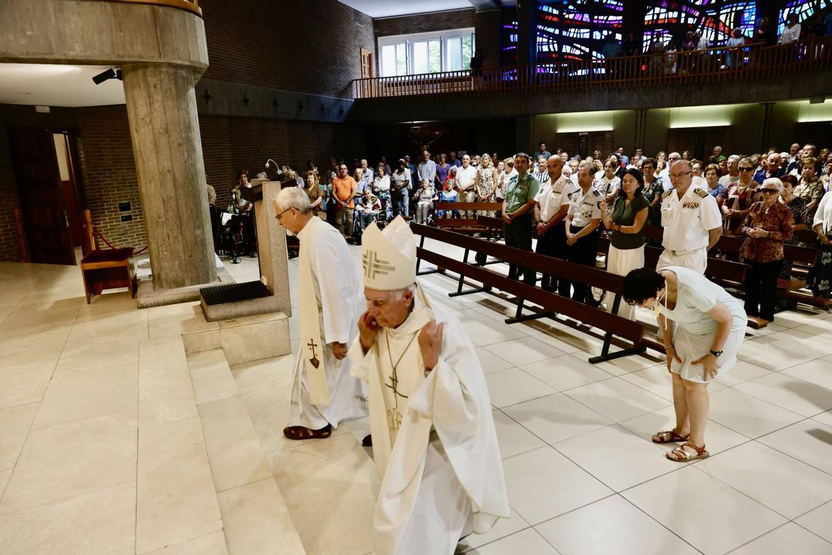 La misa del día de Begoña en Los Carmelitas, en imágenes La misa del día de Begoña en Los Carmelitas, en imágenes