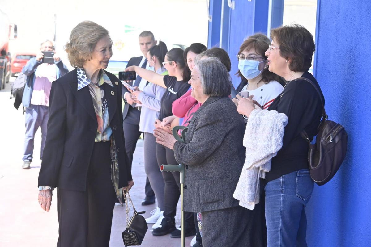 La reina Sofía visita Castelló: las primeras imágenes