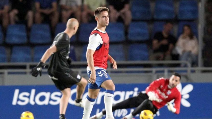 Fer Medrano, antes del partido.