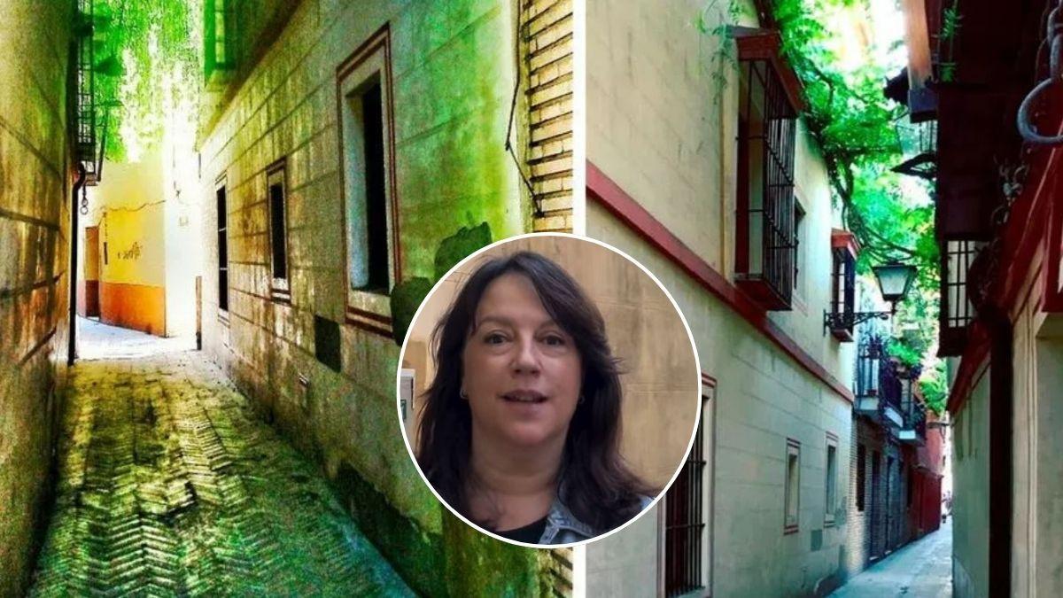 La calle más estrecha de Sevilla, la calle Verde