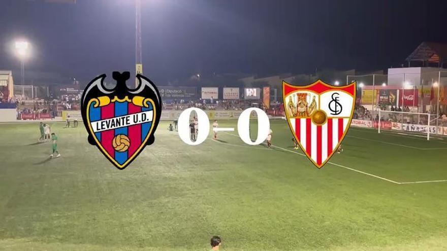 Empate de Levante y Sevilla, mientras Marruecos derriba el muro brasileño