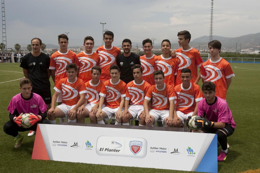 Inauguración de la escuela de fútbol de David Villa