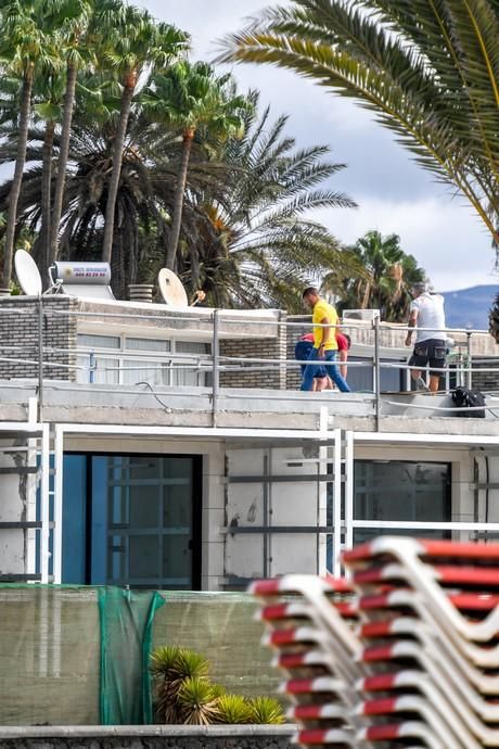 OBRAS ILEGALES CERCA DE LA CHARCA DE MASPALOMAS