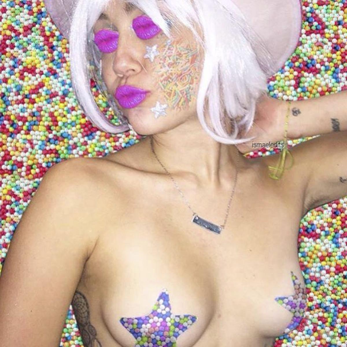 Miley Cyrus a lo 'cupcake'