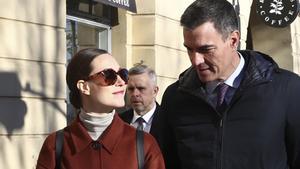 Sanna Marin y Pedro Sánchez, este viernes en Helsinki. 