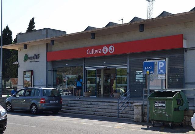 Estación de tren de Cullera, en una imagen de archivo.