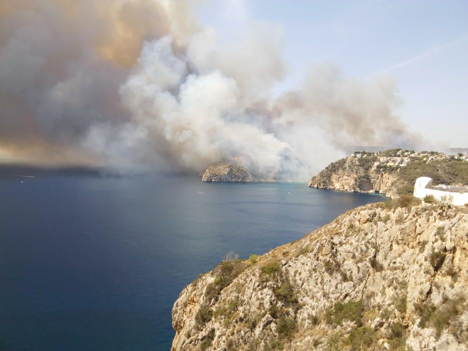 Imagen de Xàbia desde el mirador de l'Ambolo.