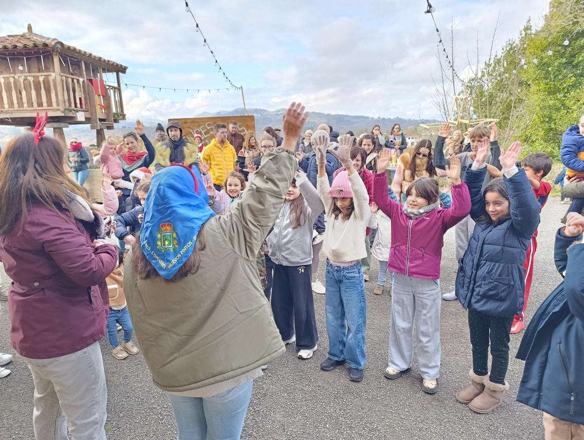 Así se vivieron las campanadas infantiles en Valdesoto